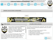 Tablet Screenshot of futbolinis.lt